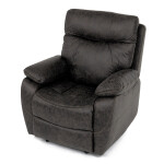 TV a relaxační křeslo s elektrickým ovládáním, potah coffee látka v dekoru vintage, 1 motor 240V