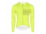 Force Sway cyklistický dres dlouhý rukáv fluo vel. L