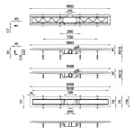 HOPA - Odtokový žlab STANDARDline BLACK 2v1 (vložení dlažby) - Rozměr A - 100, Varianta roštu - Klasszik OLPZLABST99BK