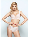 Podprsenka s kosticí push-up Konrad Sophie Pink růžová 75D