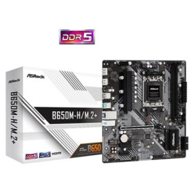 ASRock MB Sc AM5 B650M-H/M.2+, AMD B650, 2xDDR5, 1xDP, 1xHDMI, mATX EDF_380874