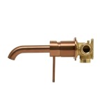 Umyvadlová baterie SAT Aurum včetně podomítkového tělesa broušená rose gold SATBAUR101BRG SATBAUR101BRG