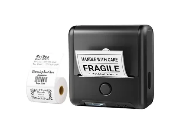 Phomemo Přenosná tiskárna štítků M200 černá / 203 dpi / termotiskárna / Bluetooth / USB (M200-BK)