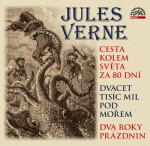 Cesta kolem světa za 80 dní, Dvacet tisíc mil pod mořem a Dva roky prázdnin (audiokniha) - Jules Verne