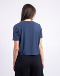 Tričko Organic Basics Soft Touch Boxy Tee Midnight Blue