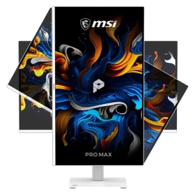 26,5" MSI Pro MAX 271UPXW12G bílá / Monitor / QD-OLED / 4K UHD / 120Hz / 0,03ms / HDMI+DP+USB-C / VESA (PRO MAX 271UPXW12G)