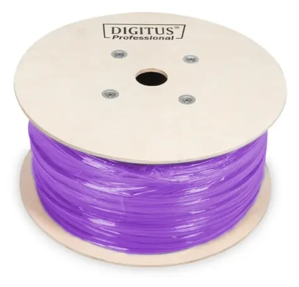 Digitus Cat6 fialová / Instalační kabel / F/UTP / 305 m / AWG 23/1 / LSZH (DK-1623-VH-305)