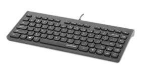 Manhattan Slim USB klávesnice černá / Klávesnice / membránová / 82 kláves / 1,5 m (180702)