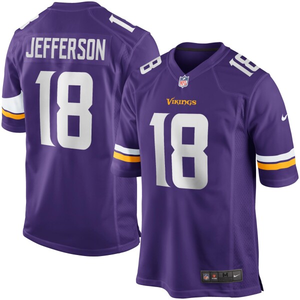Nike Pánský dres Minnesota Vikings NFL Justin Jefferson #18 Game Velikost: 2XL