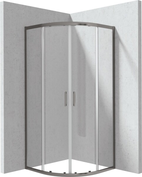 DEANTE - Funkia Evo půlkulatý sprchový kout, půlkulatý, 80x80 cm, KYP_D088P