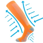 VOXX Podkolenky kompresní FORMIG neon oranžové 39-42 117949