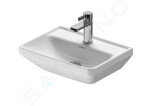 DURAVIT - D-Neo Umývátko 450x340 mm, 1 otvor pro baterii, bílá 0738450041