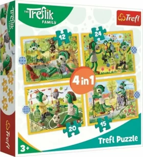 Trefl - Puzzle - Treflíci: Zábava 4v1