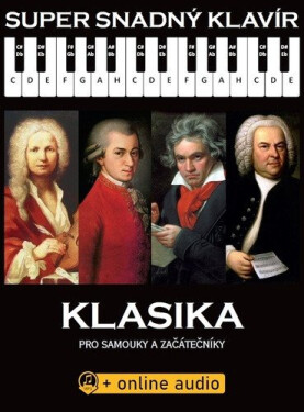 Super Snadný Klavír - Klasika pro samouky a začátečníky (+online audio) - kolektiv autorů