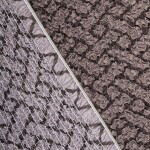 Bielastické potahy VENEZIA hnědá křeslo ušák (š. 60 - 110 cm)