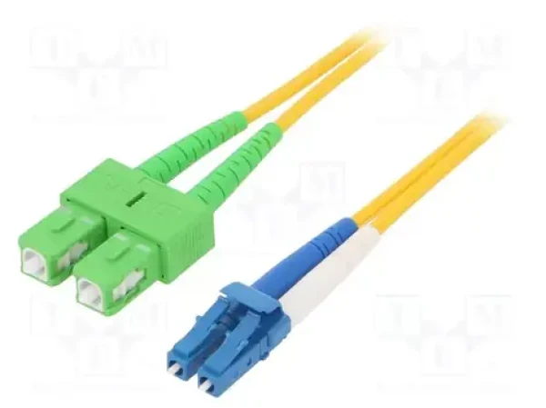 Digitus SC (APC) - LC (PC) 1 m / Optický patch kabel / Singlemode OS2 / Duplex / LSZH (DK-292SCA3LC-01)