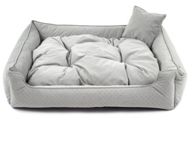 Snug elegantní pelech pro psa Barva: Světle-šedá, Rozměr (cm): 110 x 90