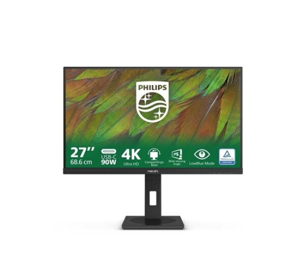 Philips MT 27" 27B1U3900 - 3840x2160,IPS,60Hz,2xHDMI,DP,USBhub,USB-C,RJ45,Repro,Pivot EDF_1681313