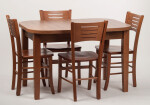 STIMA Jídelní set Forte-Verona VARIANTA PROVEDENÍ: (š/v/h) 150 x 85 x 77 cm + rozklad 40 cm + 4 židle