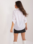 Dámská bílá bavlněná košile s límečkem