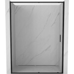 MEXEN - Exo posuvné sprchové dveře 130, transparent, černá 8151-130-000-70-00