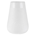Räder Porcelánová váza Winter City, bílá barva, porcelán