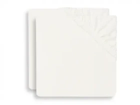 Jollein Prostěradlo napínací 120x60 cm 2 ks Ivory (2511-507-66041)