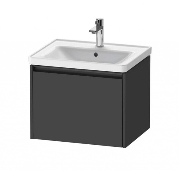 DURAVIT - Ketho.2 Umyvadlová skříňka 44x58x46 cm, 1 zásuvka, grafit mat K25081049490000
