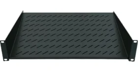 Intellinet police černá / Rack police / 19" / 1U / hloubka 150 mm / nosnost 25 kg / přední montáž (712491)