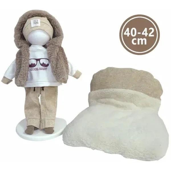 Llorens M738-99 obleček pro panenku miminko NEW BORN velikosti 40-42 cm