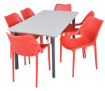 ROJA Křeslo BILROS - červená