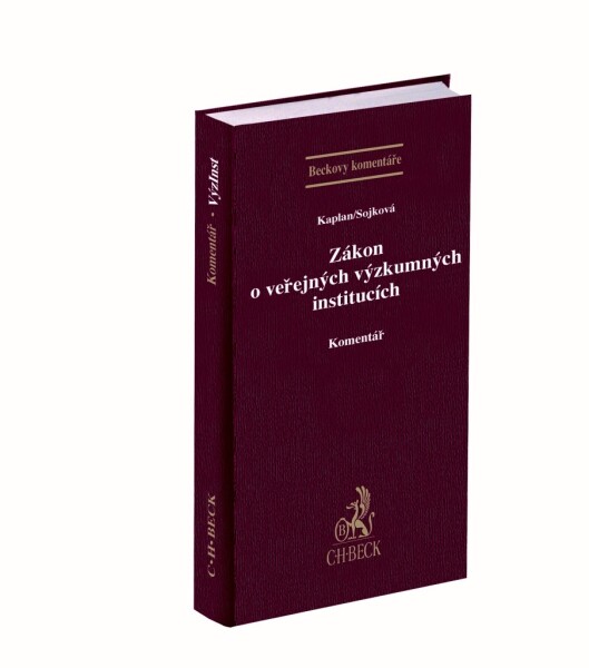 Zákon o veřejných výzkumných institucích Komentář