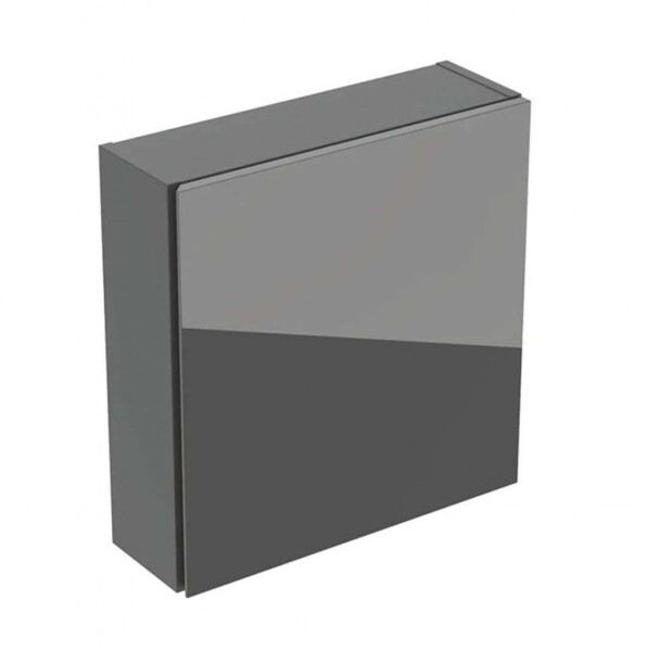 GEBERIT - Skříňka 45x47x15 cm, 1 dvířka, panty L/P, lávová/sklo lávové 502.319.JK.2