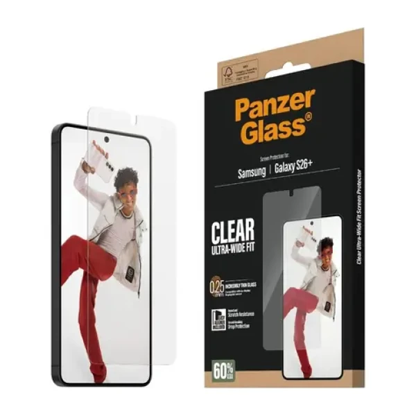 PanzerGlass Samsung Galaxy S26+ s instalačním rámečkem (PG64161)