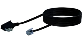 Schwaiger TAE-N–RJ11 černá / Telefonní kabel / 6P4C / 6 m (TAL6236533)