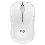 Logitech M240 Silent bílá / optická bezdrátová myš / 4000 DPI / USB přijímač / 3 tlačítka (910-007120)