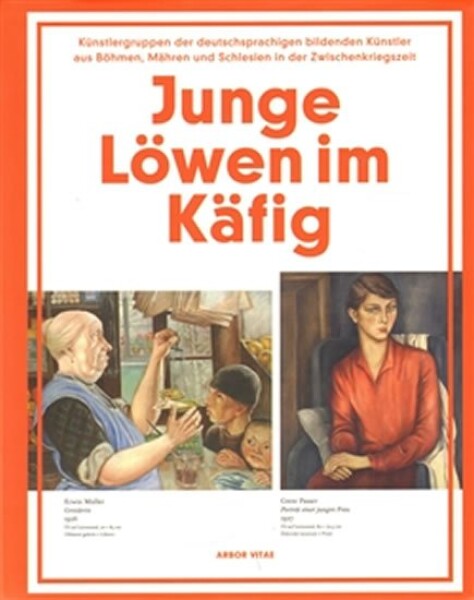 Junge Löwen im Käfig