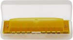 Hohner Translucent Harp C, yellow, hardcase