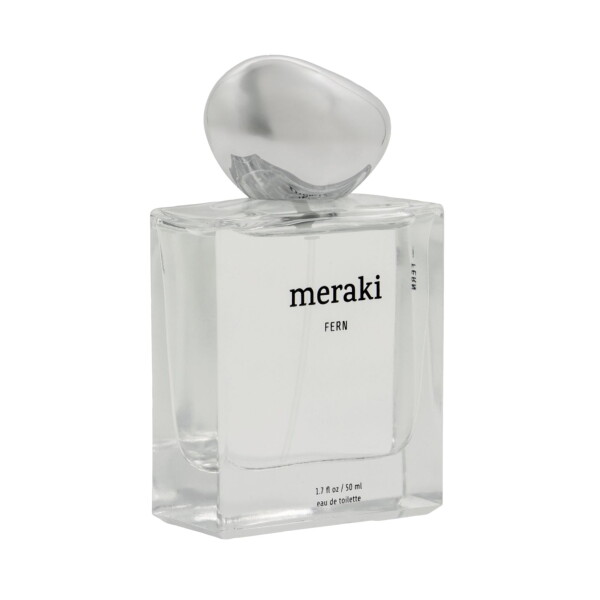 Meraki Toaletní voda Fern Unisex 50 ml, čirá barva