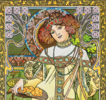 Nástěnný kalendář vázankový/kravata 2026 Helma - Alfons Mucha