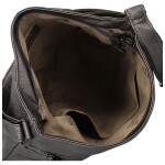 Trendy dámská koženková crossbody kabelka Westa, stříbrná new