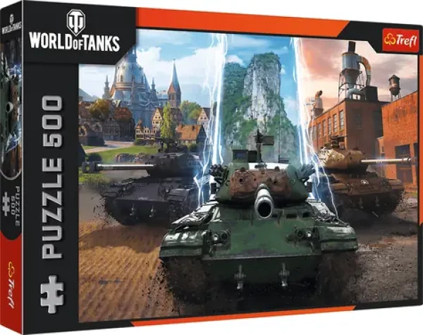 TREFL Puzzle World of Tanks: Čas na akci