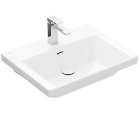 VILLEROY & BOCH - Subway 3.0 Umyvadlo nábytkové 60x47 cm, s přepadem, otvor pro baterii, alpská bílá 4A706G01