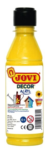 Akrylová barva DECOR AKRYL 250 ml žlutá