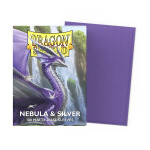 Obaly na karty Dragon Shield Matte Dual Sleeves - Nebula and Silver - 100 ks