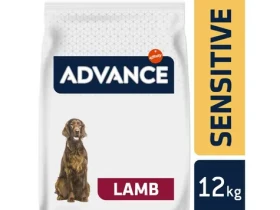 ADVANCE DOG jehně a rýže 12kg / Granule pro psy / pro psy s citlivým zažíváním (8410650173535)