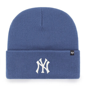 47 Brand Pánská zimní čepice New York Yankees MLB Haymaker '47 CUFF KNIT Timber Blue