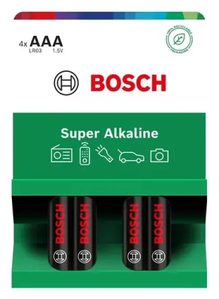 Bosch LR03SA4B/00 / Baterie / AAA (LR03) / Alkalická / 4 ks (8594162800148)