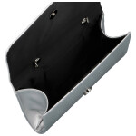 Módní dámská plesová kabelka Finella, stříbrná