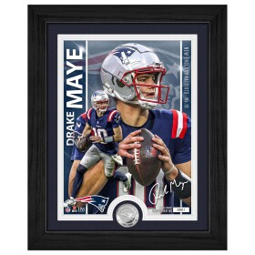 Obraz New England Patriots NFL Drake Maye Artist Proof Silver Coin